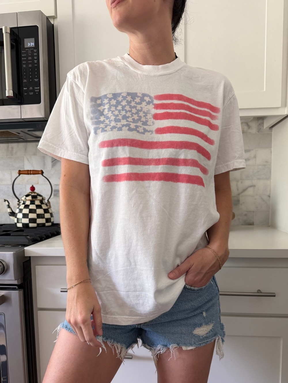American Flag 4th Of July Shirt T-Shirt Tee